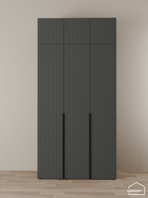 Шкаф с антресолью Linnea MHR-3A-2 2450х1200х510 (Графит-М 11.1.25) в Талице - talica.mebel24.online | фото