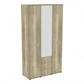Шкаф с зеркалом Ольга H57_M (ДКМ) в Талице - talica.mebel24.online | фото