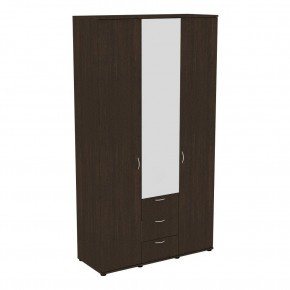 Шкаф с зеркалом Ольга H57_M (Венге) в Талице - talica.mebel24.online | фото
