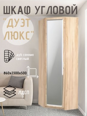 Шкаф угловой Дуэт Люкс с зеркалом в Талице - talica.mebel24.online | фото