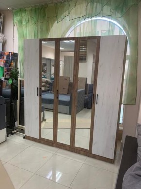Шкаф Вегас 2000 Дуб крафт табачный/Дуб крафт белый в Талице - talica.mebel24.online | фото 3