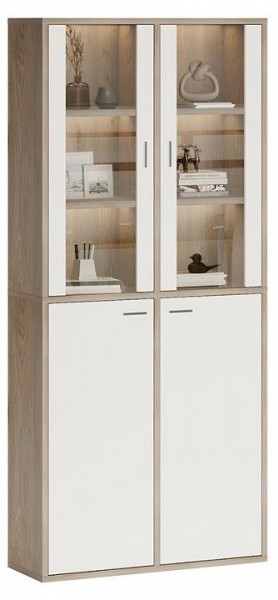 Шкаф-витрина Домино СУ(ш2в2)+2ФС+2ФГ в Талице - talica.mebel24.online | фото 2