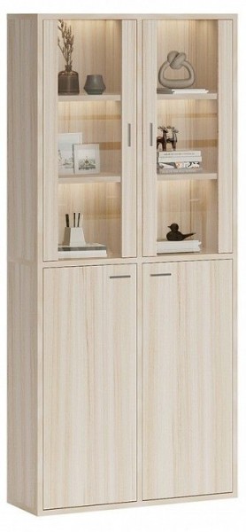 Шкаф-витрина Домино СУ(ш2в2)+2ФС+2ФГ в Талице - talica.mebel24.online | фото 2