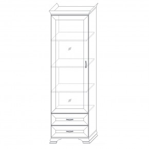 Шкаф-витрина Сиена в Талице - talica.mebel24.online | фото 12