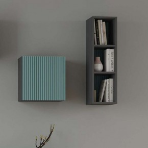 Сириния Куб 2 серый графит/МДФ бриз в Талице - talica.mebel24.online | фото 3