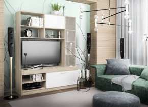 СОФИ Гостиная (модульная) дуб сонома/белый глянец в Талице - talica.mebel24.online | фото 26