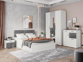 Спальня Теана Ясень Анкор светлый/Мрамор дарк в Талице - talica.mebel24.online | фото