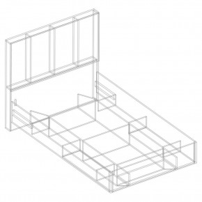 Спальный гарнитур "Сандра" (модульный) в Талице - talica.mebel24.online | фото 4