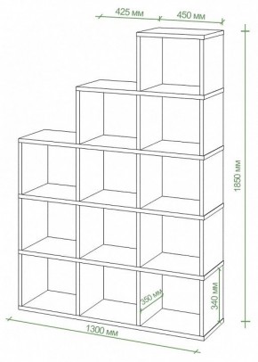 Стеллаж Бартоло СЛД 5 в Талице - talica.mebel24.online | фото 3