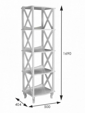 Стеллаж Джульетта 4 в Талице - talica.mebel24.online | фото