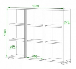 Стеллаж Домино нельсон ПУ-60-1 в Талице - talica.mebel24.online | фото 2