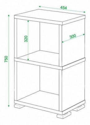 Стеллаж Домино СБ-15/2 в Талице - talica.mebel24.online | фото 2