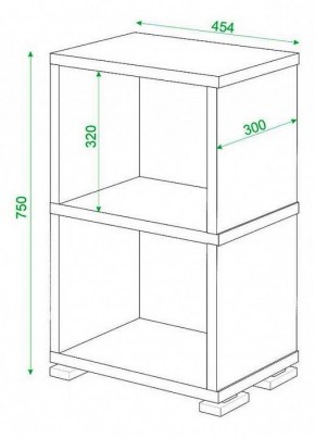 Стеллаж Домино СБ-15/2 в Талице - talica.mebel24.online | фото 3