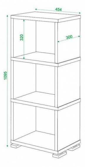Стеллаж Домино СБ-15/3 в Талице - talica.mebel24.online | фото 2
