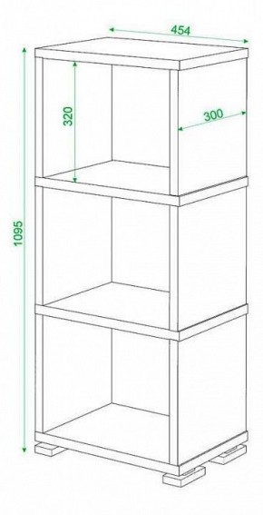 Стеллаж Домино СБ-15/3 в Талице - talica.mebel24.online | фото 2