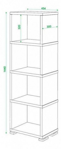 Стеллаж Домино СБ-15/4 в Талице - talica.mebel24.online | фото 3