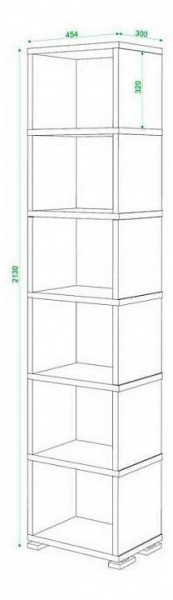 Стеллаж Домино СБ-15/6 в Талице - talica.mebel24.online | фото 2