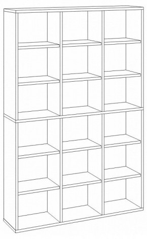 Стеллаж Домино СУ(ш3в2) в Талице - talica.mebel24.online | фото 2