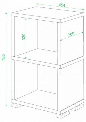 Стеллаж-колонка Домино СБ-15/2 в Талице - talica.mebel24.online | фото 2