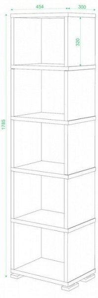 Стеллаж-колонка СБ-15/5 в Талице - talica.mebel24.online | фото 2