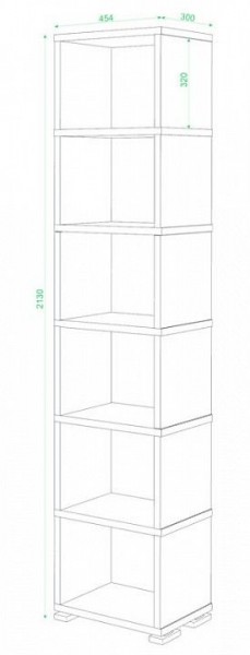 Стеллаж-колонка СБ-15/6 в Талице - talica.mebel24.online | фото 2