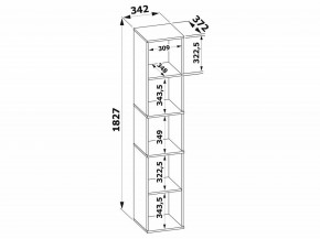 Стеллаж-колонка СТ-9 в Талице - talica.mebel24.online | фото 3