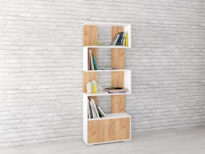 Стеллаж Ромео-2 дуб крафт золотой/белый в Талице - talica.mebel24.online | фото