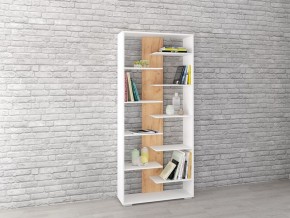 Стеллаж Ромео-3 дуб крафт золотой/белый в Талице - talica.mebel24.online | фото