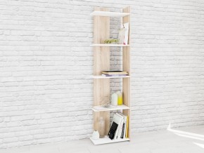 Стеллаж Ромео-7 Дуб сонома/Белый в Талице - talica.mebel24.online | фото