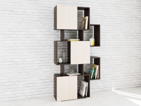 Стеллаж Ромео-9 дуб молочка/венге в Талице - talica.mebel24.online | фото