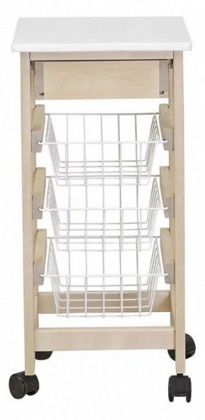 Стеллаж С ящиком и корзинами в Талице - talica.mebel24.online | фото 3