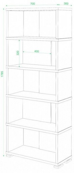Стеллаж СБ-10/5 в Талице - talica.mebel24.online | фото 2