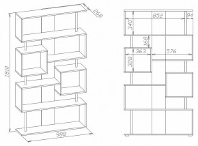 Стеллаж СТ-2 в Талице - talica.mebel24.online | фото 2