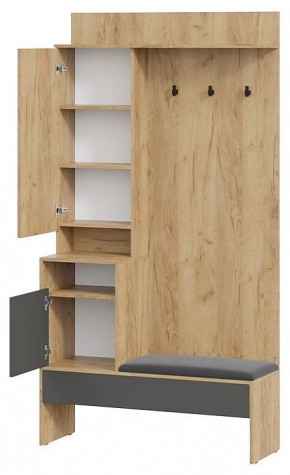 Стенка для прихожей Эвита в Талице - talica.mebel24.online | фото 2