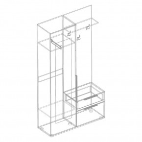 СТИЛ Прихожая (модульная) в Талице - talica.mebel24.online | фото 3