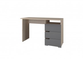 Стол 1200/3 ящика АНТАЛИЯ (Сонома/Графит софт) в Талице - talica.mebel24.online | фото