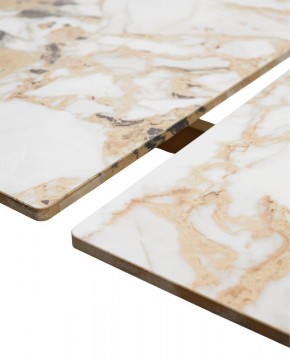Стол ACERRA NEW 160 GLOSS GRAND JADE SOLID CERAMIC/ каркас цвета шампань, ®DISAUR в Талице - talica.mebel24.online | фото 8
