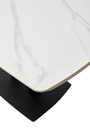 Стол ALATRI 120 MATT WHITE MARBLE SOLID CERAMIC / BLACK, ®DISAUR в Талице - talica.mebel24.online | фото 11