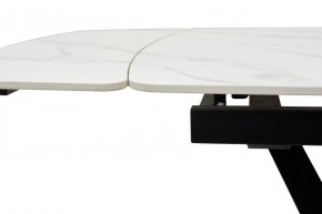 Стол ALATRI 120 MATT WHITE MARBLE SOLID CERAMIC / BLACK, ®DISAUR в Талице - talica.mebel24.online | фото 5