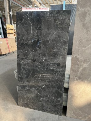 Стол ALES 180 BLACK GRAVE SOLID CERAMIC, керамика / бронзовый, ®DISAUR в Талице - talica.mebel24.online | фото 3