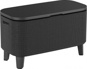 Стол Беви Бар (Bevy Bar Large Cool Bar), графит в Талице - talica.mebel24.online | фото 2