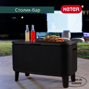 Стол Беви Бар (Bevy Bar Large Cool Bar), коричневый в Талице - talica.mebel24.online | фото 4