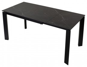 Стол CORNER 120 MATT BLACK MARBLE SOLID CERAMIC / BLACK, ®DISAUR в Талице - talica.mebel24.online | фото 4