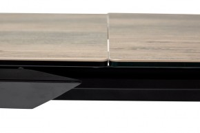 Стол CREMONA 180 KL-61 Под дерево, итальянская керамика / черный каркас, ®DISAUR в Талице - talica.mebel24.online | фото 4