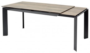 Стол CREMONA 180 KL-61 Под дерево, итальянская керамика / черный каркас, ®DISAUR в Талице - talica.mebel24.online | фото 7