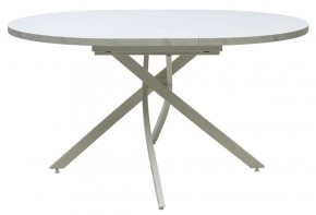 Стол ДАРИО D110 раскладной Мрамор Леванто/ Белый каркас М-City в Талице - talica.mebel24.online | фото 5