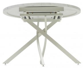 Стол ДАРИО D110 раскладной Мрамор Леванто/ Белый каркас М-City в Талице - talica.mebel24.online | фото 7