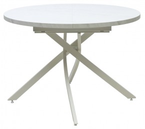 Стол ДАРИО D110 раскладной Мрамор Леванто/ Белый каркас М-City в Талице - talica.mebel24.online | фото 8