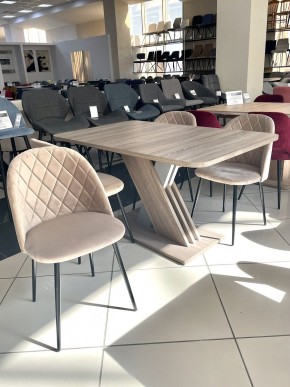 Стол EXEL 140 Дуб Трюфель/ Алюминий М-City в Талице - talica.mebel24.online | фото 2