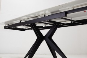 Стол FORIO 160 MATT WHITE MARBLE SOLID CERAMIC / BLACK, ®DISAUR в Талице - talica.mebel24.online | фото 4